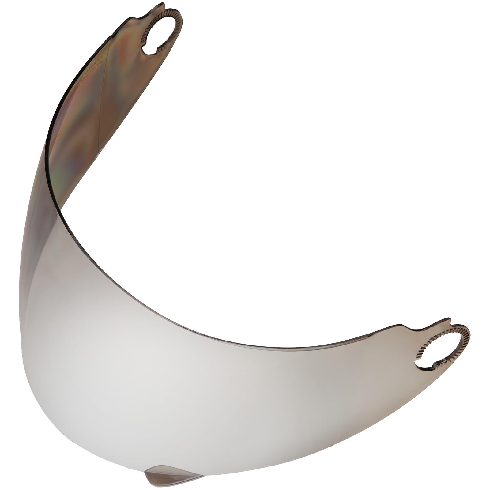 Shox Silver Mirror Bullet Visor