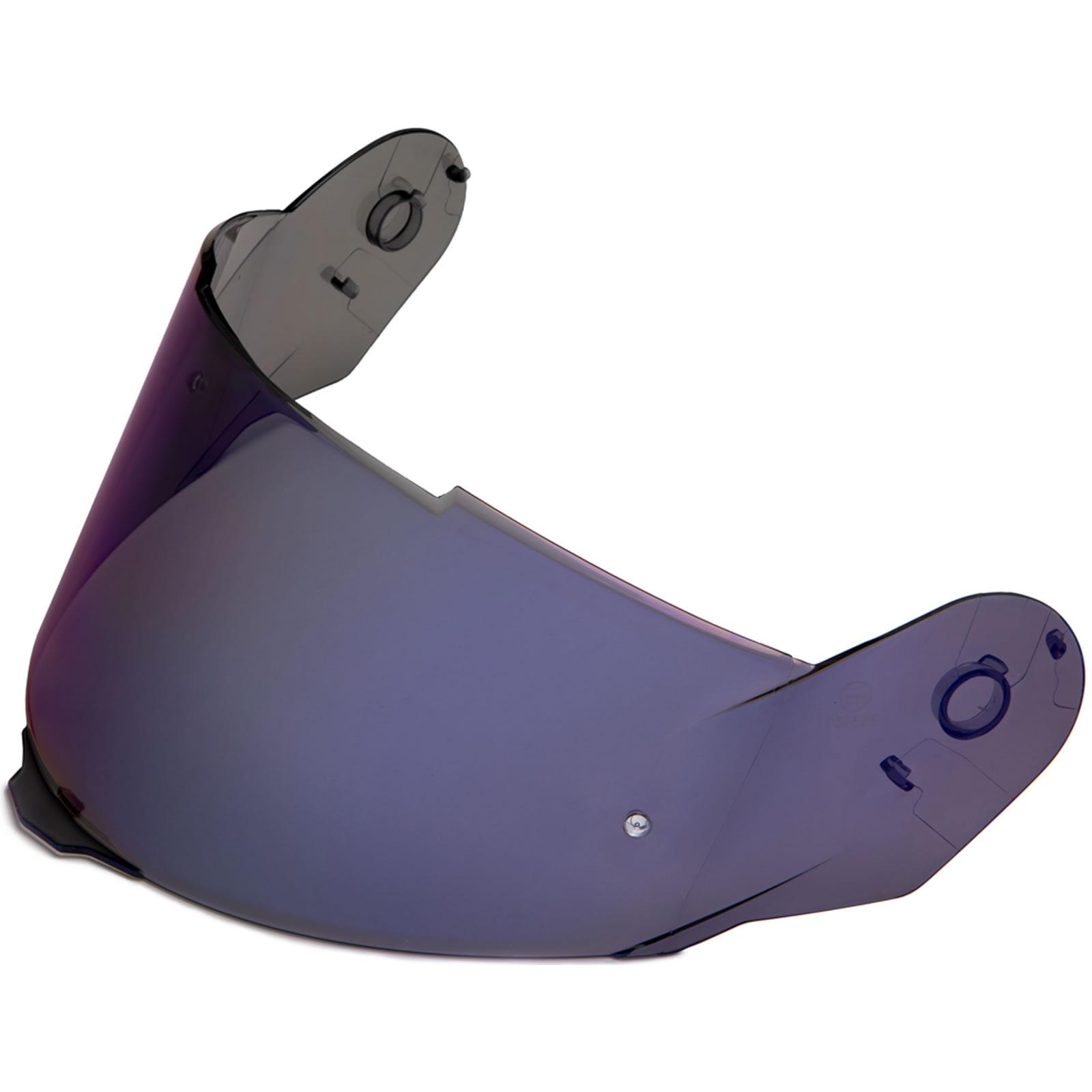 Black Apex Pinlock Ready Visor Iridium Blue
