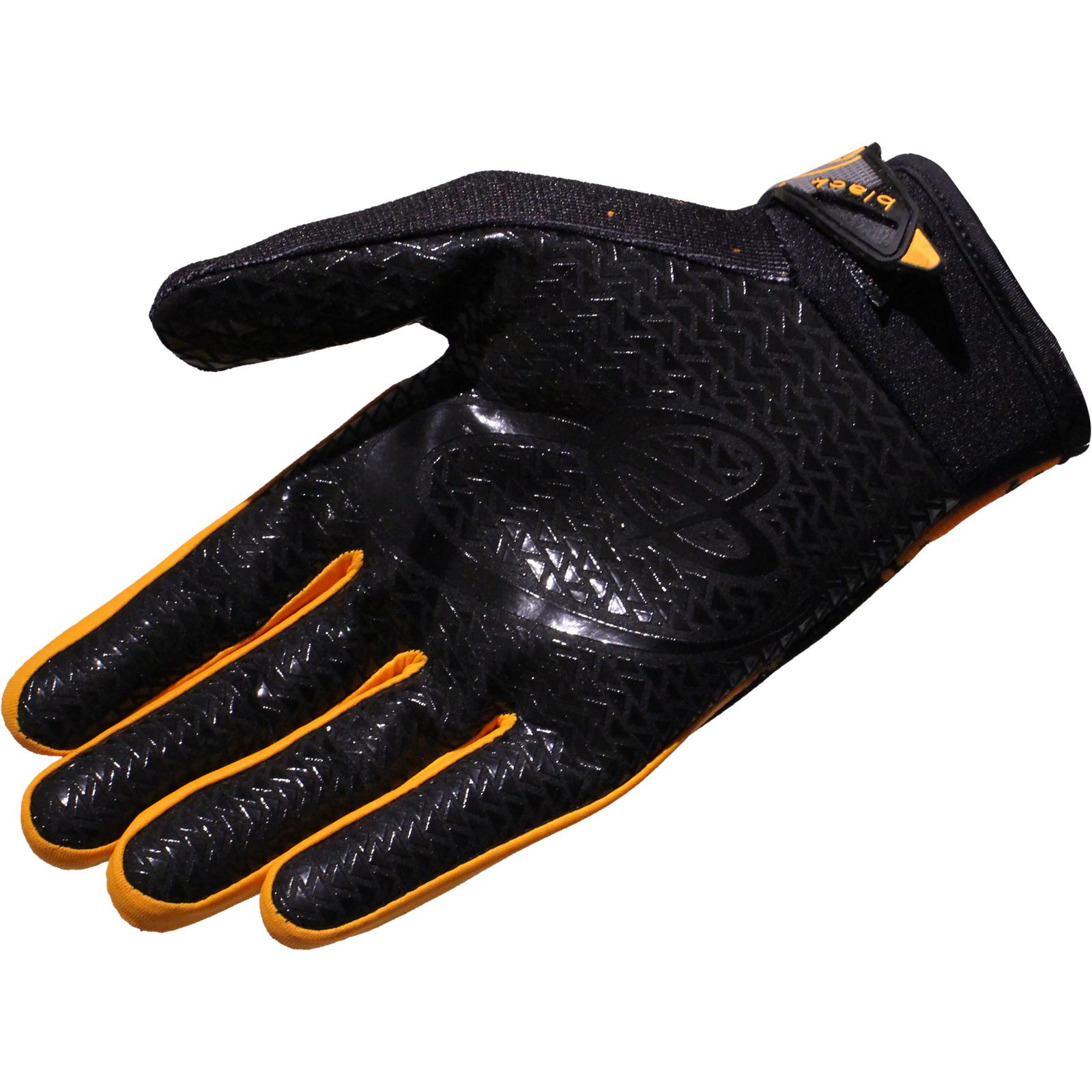 Black MX Splat Motocross Gloves M Orange image 2