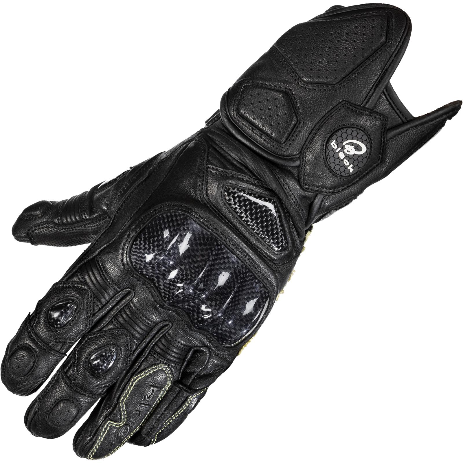 Black Rhino Motorcycle Gloves S Black image 2