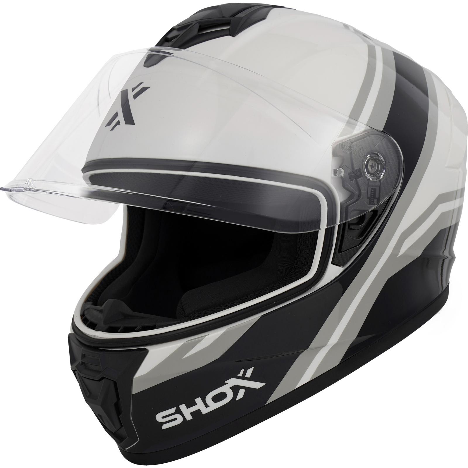 Shox Command Confine Motorcycle Helmet S White image 2