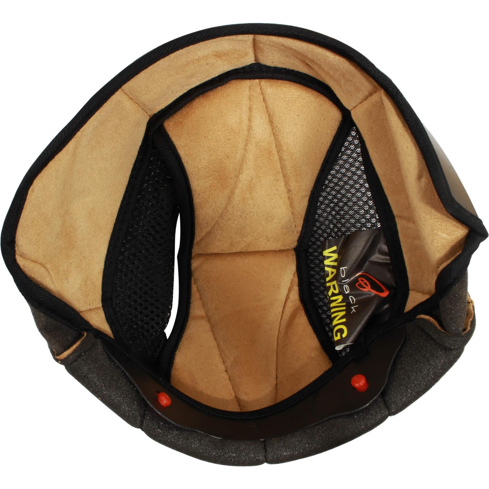 Black Classic Replacement Helmet Liner XS Brown image 2
