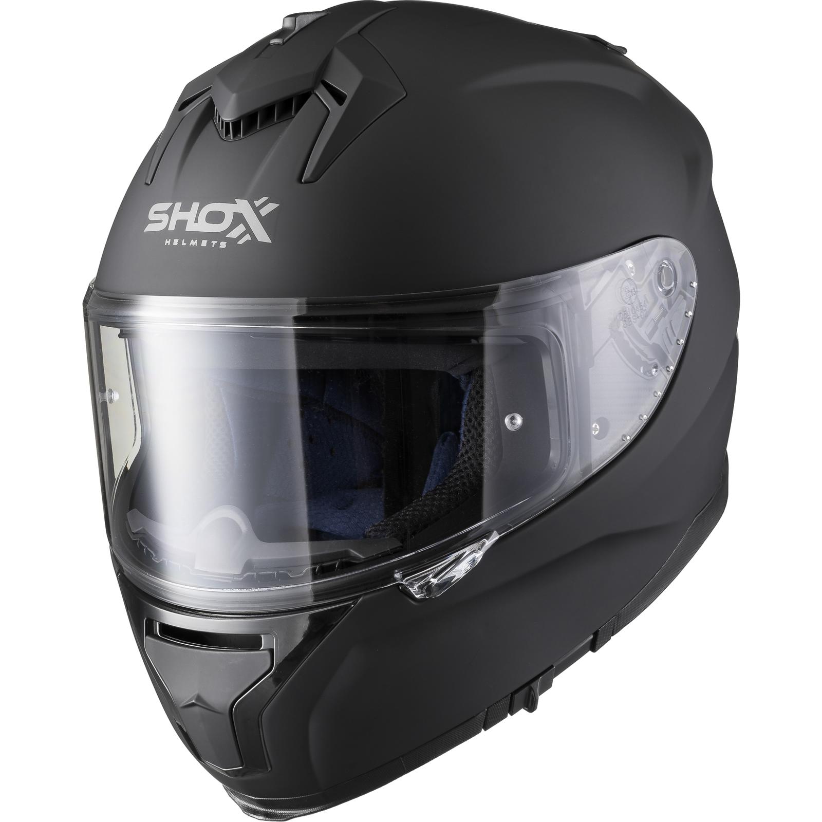 Shox Ammo Solid Motorcycle Helmet L Matt Black image 2