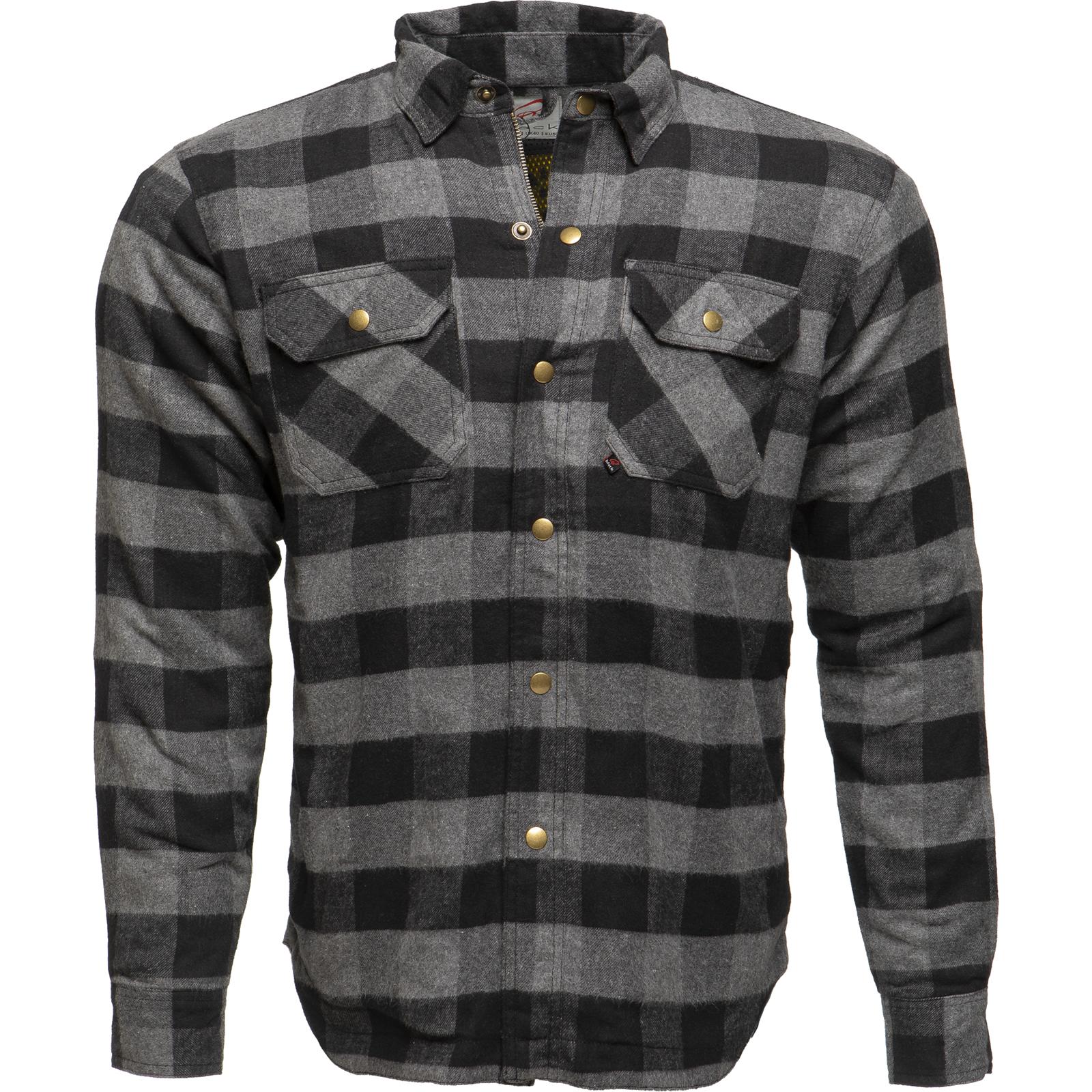 Black Coyote Kevlar Motorcycle Shirt XXL Grey Black