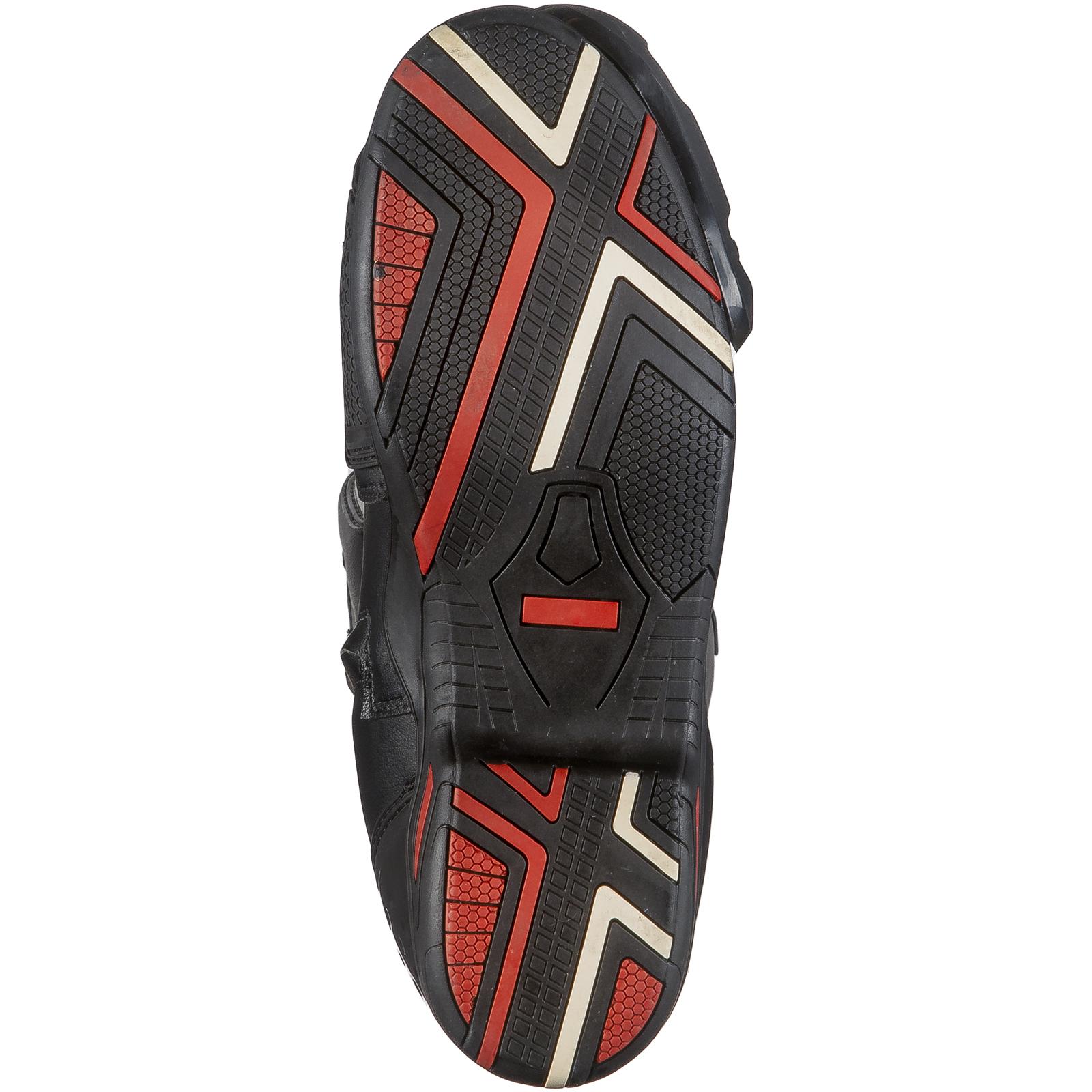 Black Rapid WP Motorcycle Boots 44 Black White (UK 10) image 2