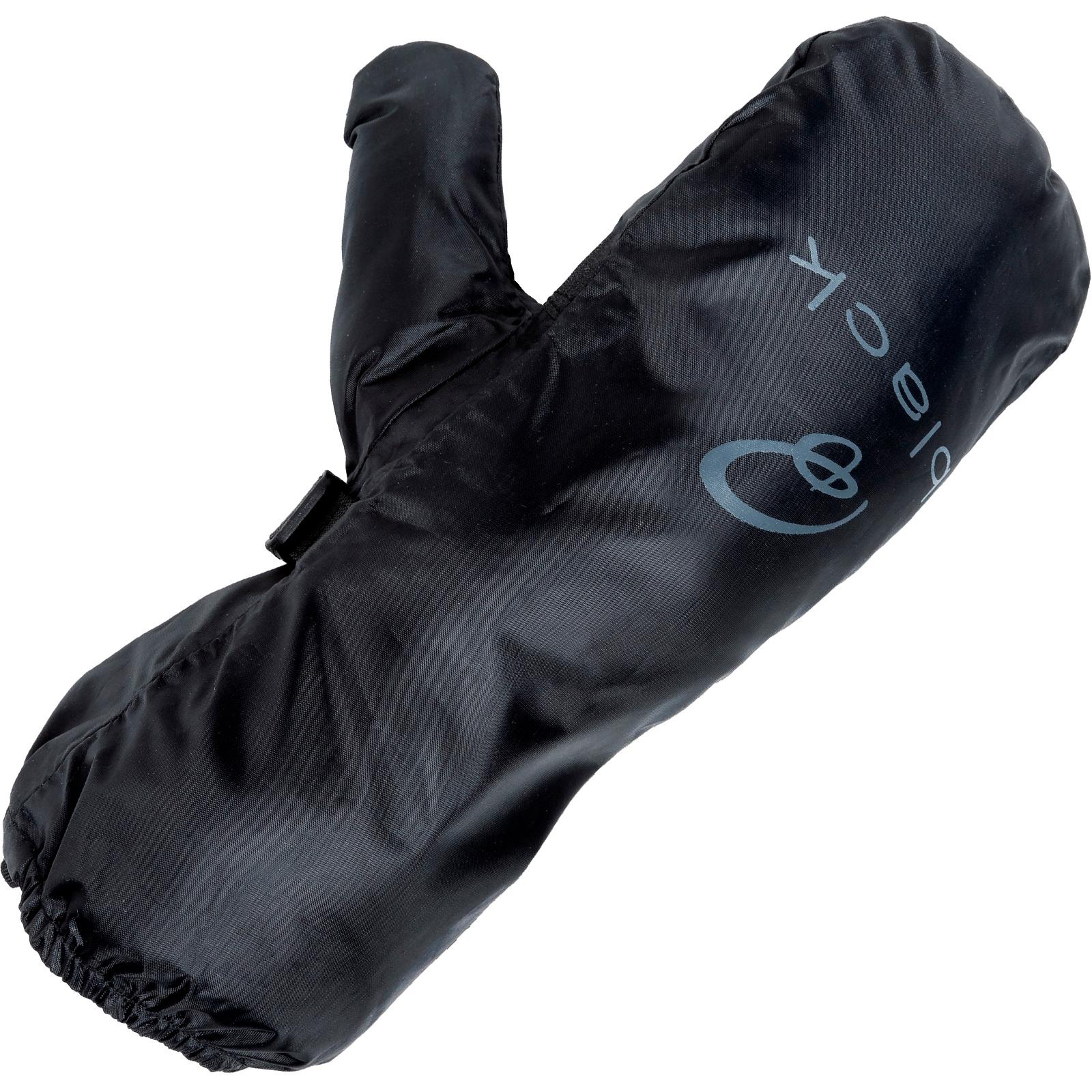 Black Waterproof Motorcycle Over Gloves S/M