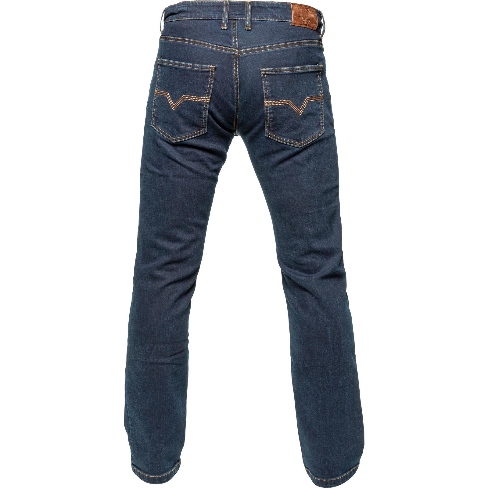 Black Blockade Straight Leg Motorcycle Jeans 46 Dark Blue (Short Leg) image 2
