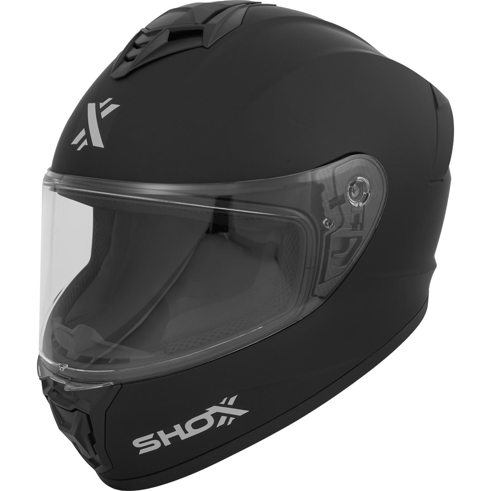 Shox Command Solid Motorcycle Helmet L Matt Black