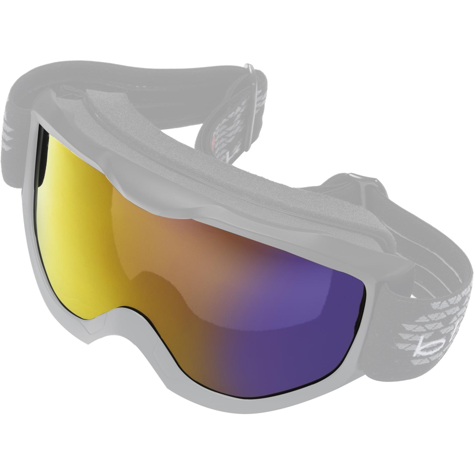 Black Granite Motocross Goggle Lens Iridium/Rainbow