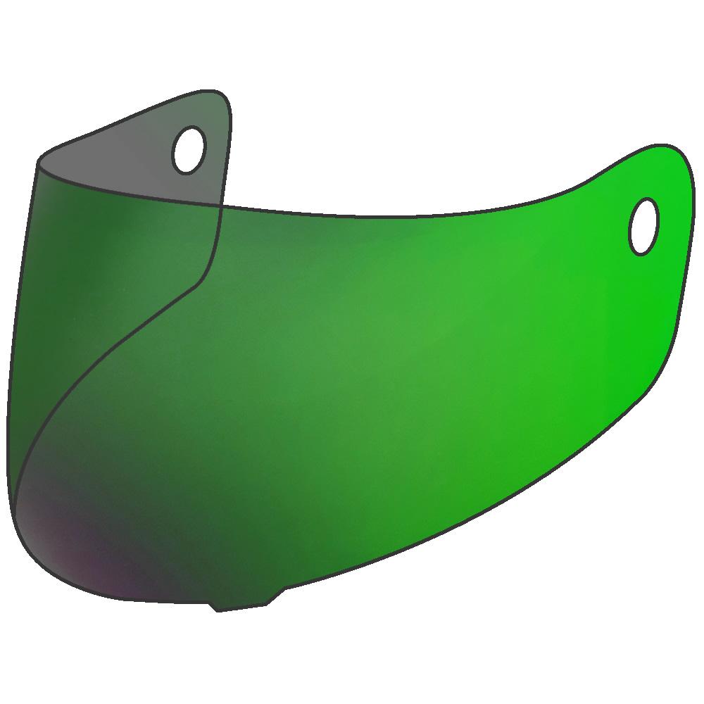 Black Street Fighter Internal Visor Revo Green