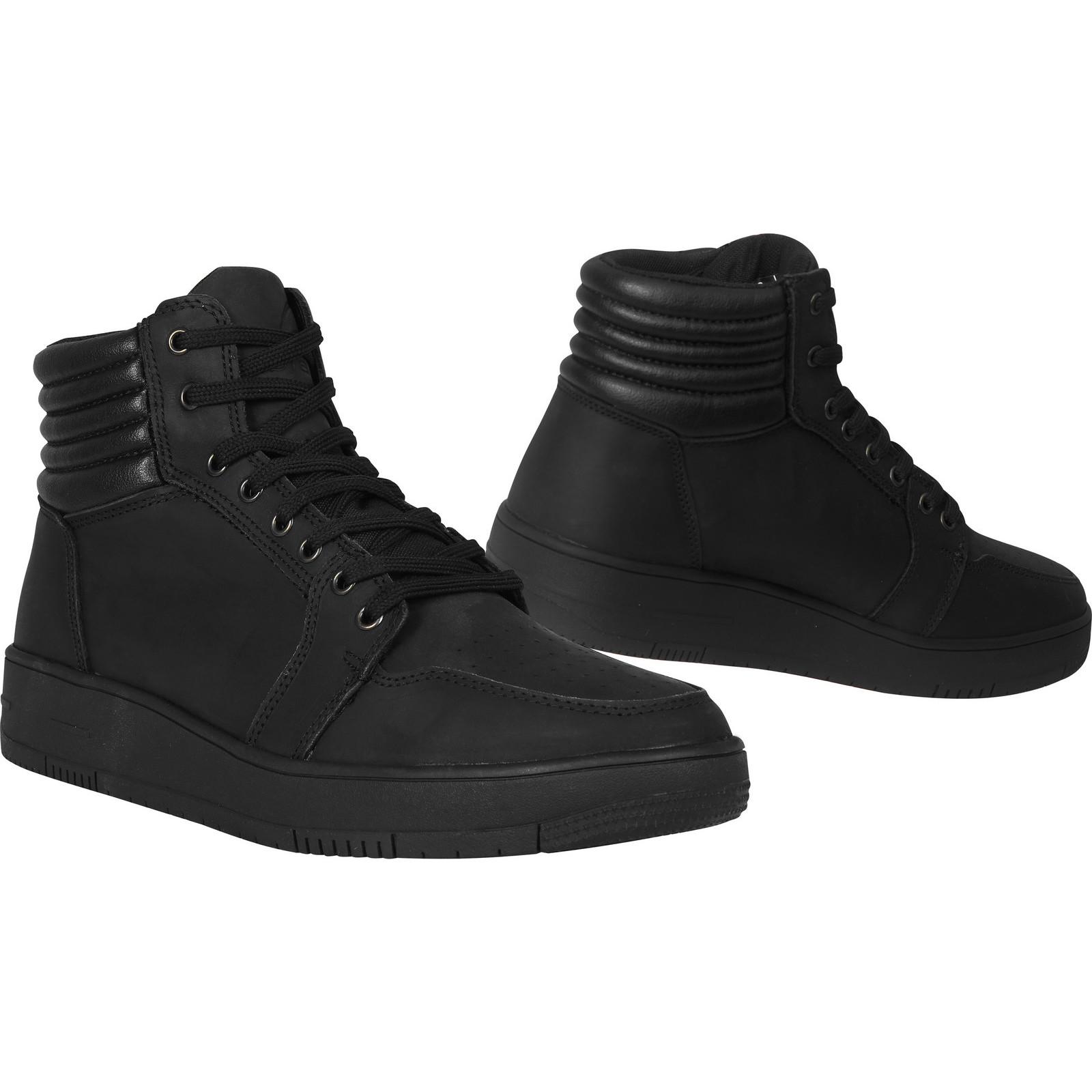 Black Street Air Ankle Motorcycle Boots 43 Black (UK 9)