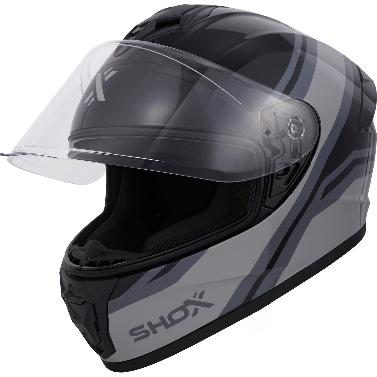 Shox Command Confine Motorcycle Helmet M Black image 2