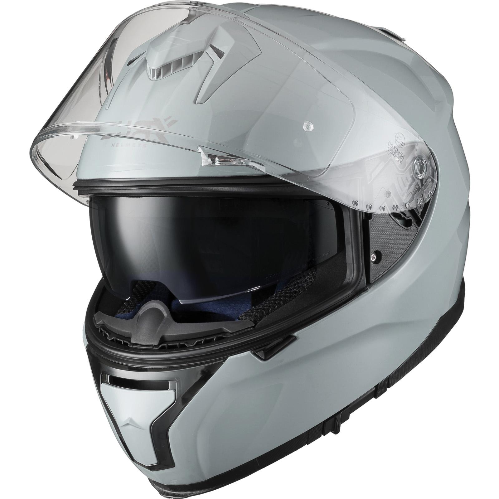 Shox Ammo Solid Motorcycle Helmet M Gloss Grey