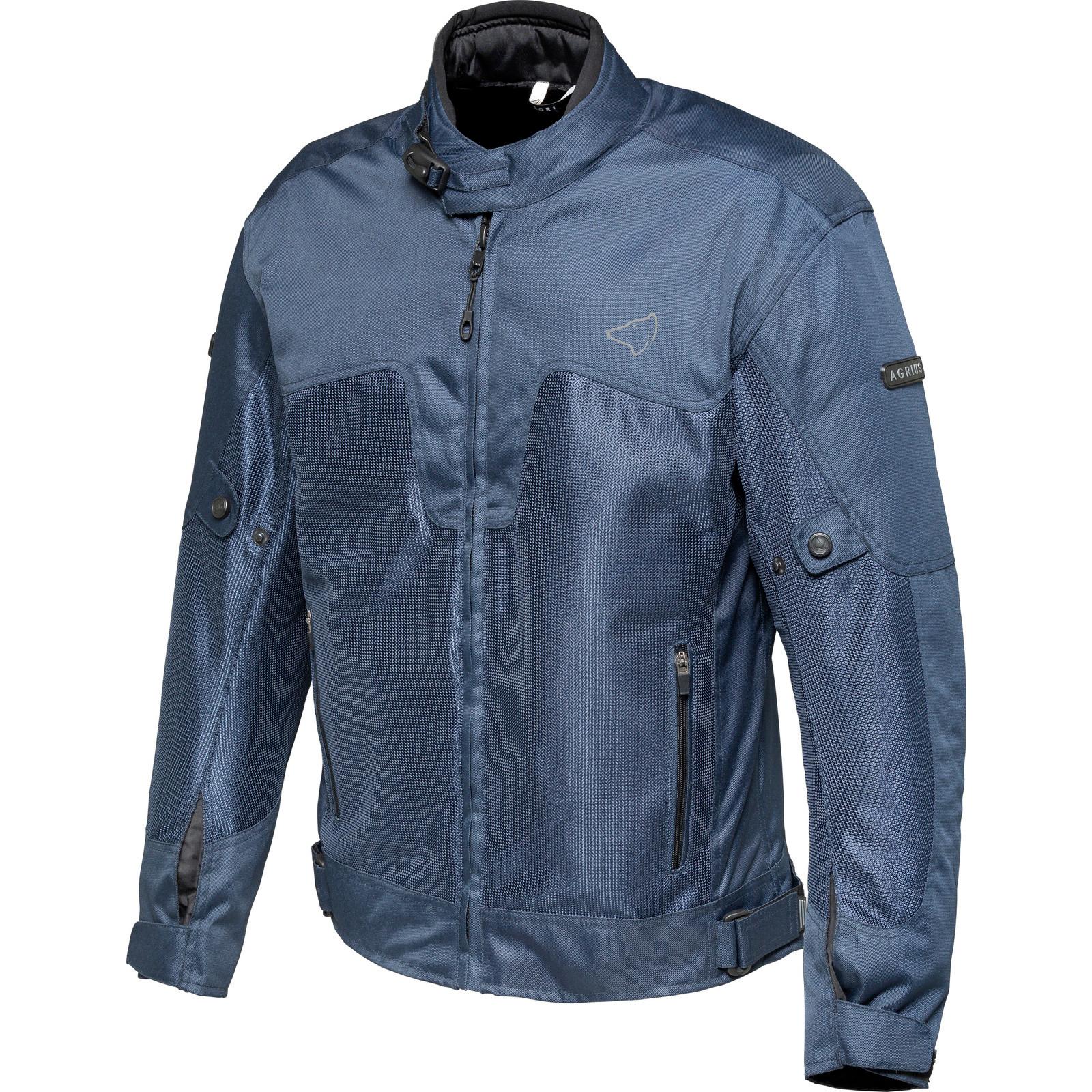 Agrius Airflow Air Motorcycle Jacket XL Navy Blue