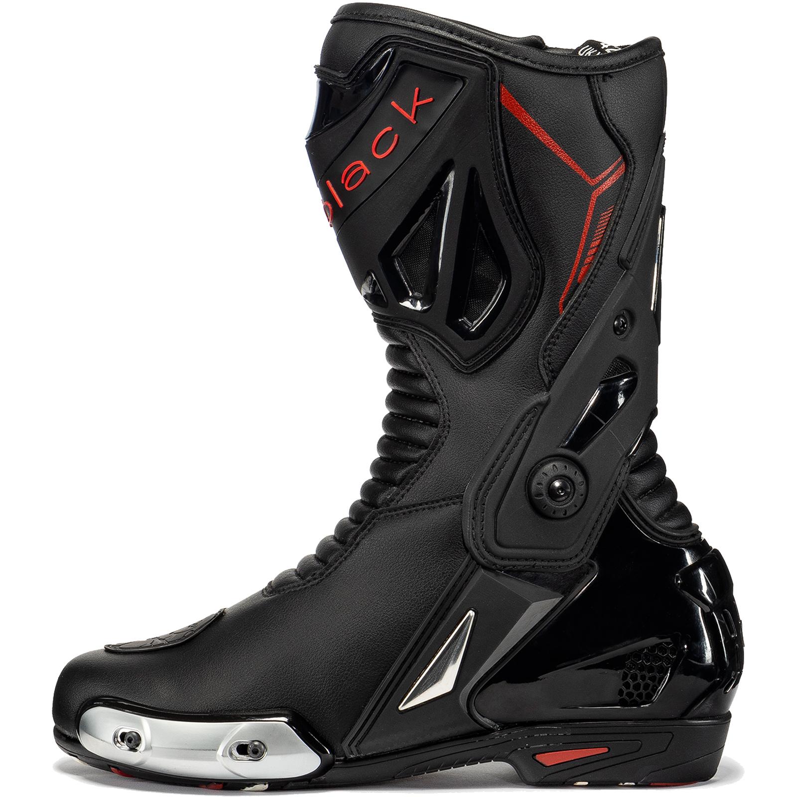 Black Panther Sports Motorcycle Boots 46 Black (UK 12) image 2
