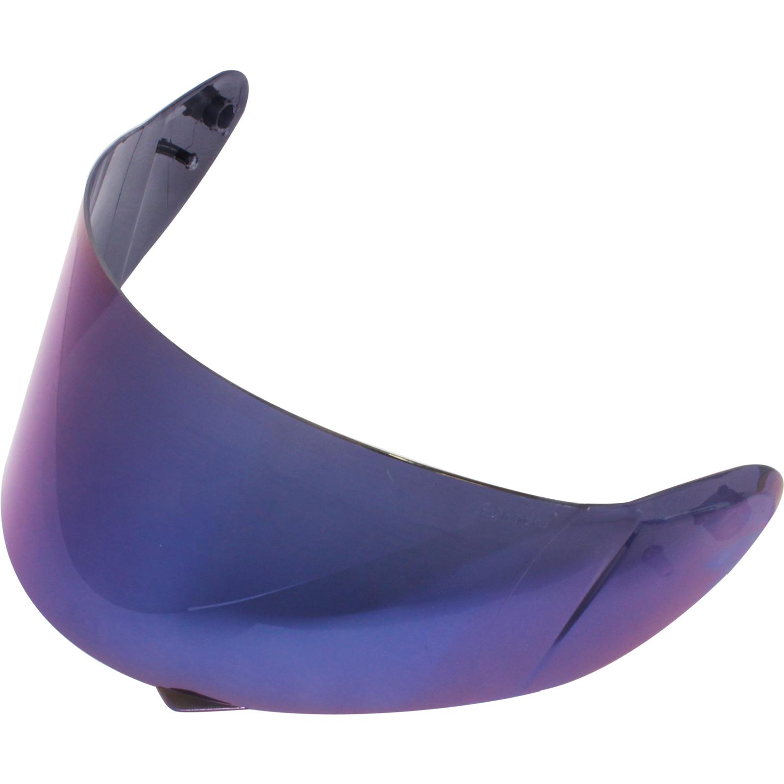 Black Optimus Visor Iridium Blue
