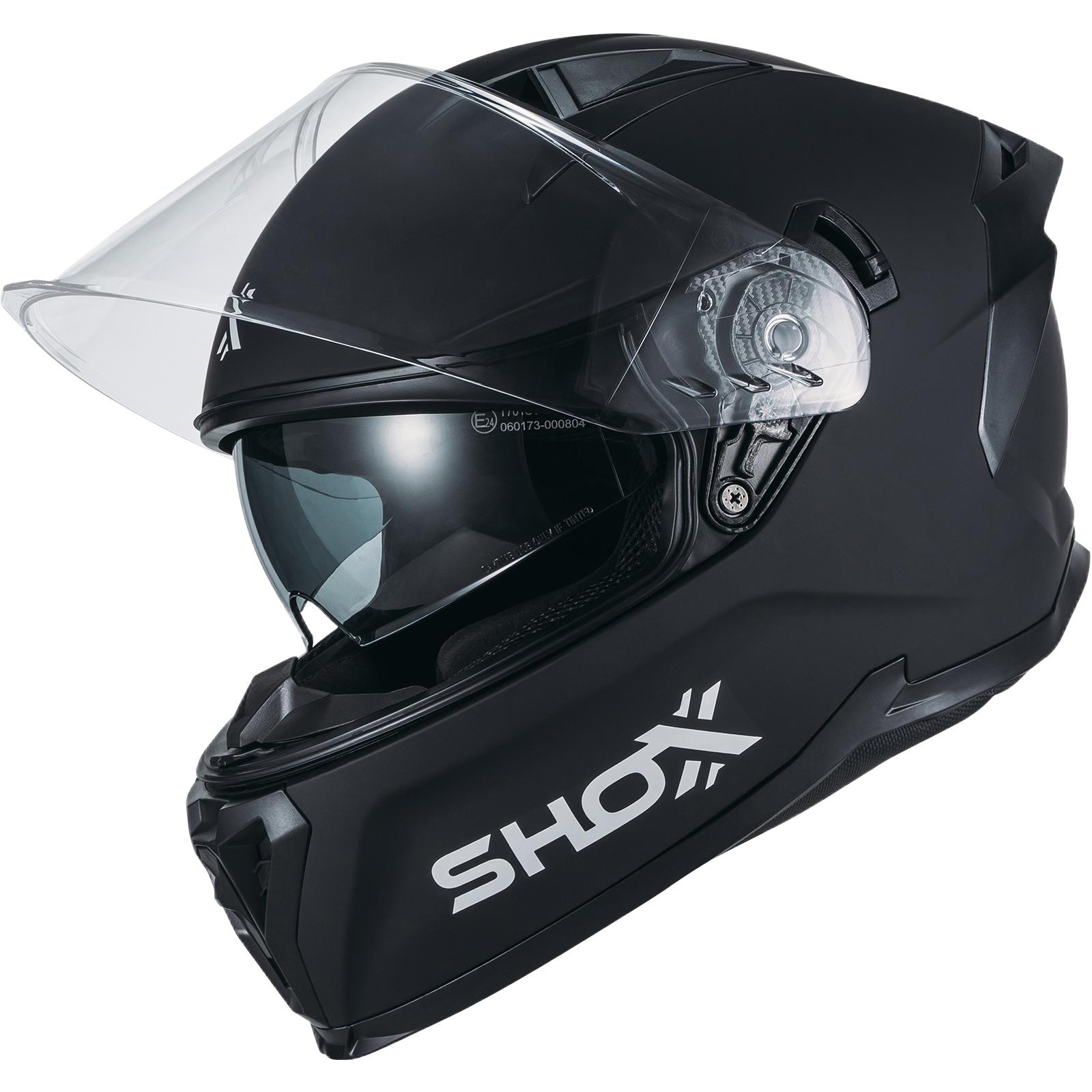 Shox Rapid Motorcycle Helmet M Matt Black image 2