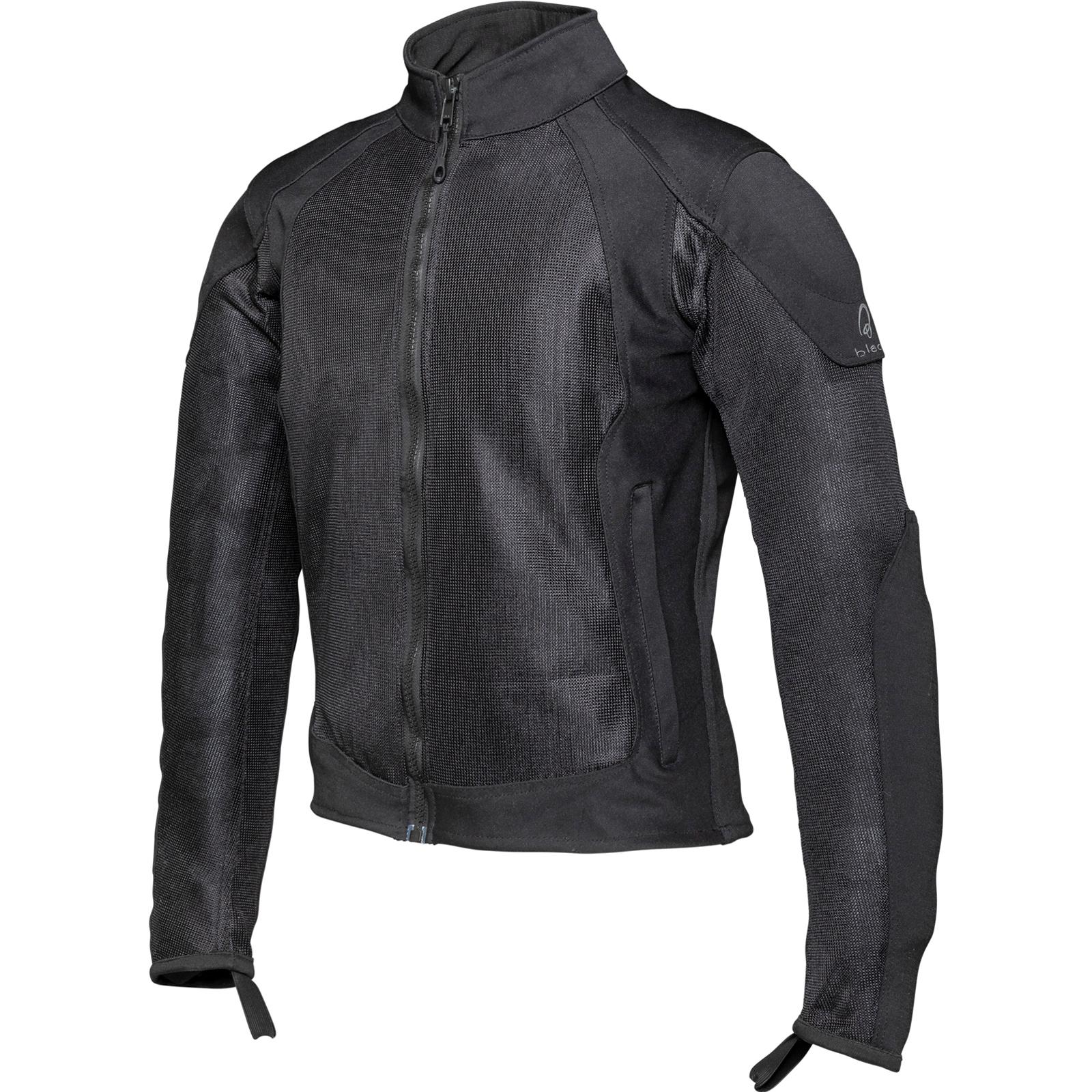 Black Premium Air Armoured Motorcycle Jacket XXL Black