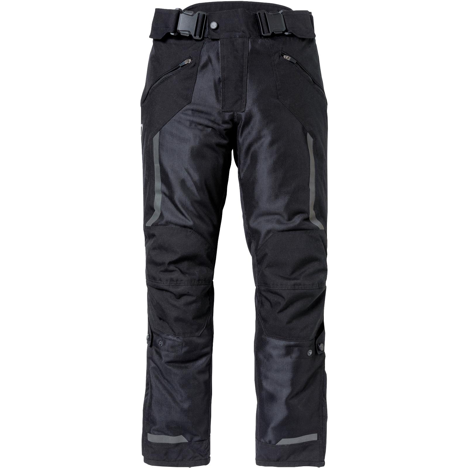 Black Openwork Air Motorcycle Trousers 10XL Black (Short Leg)