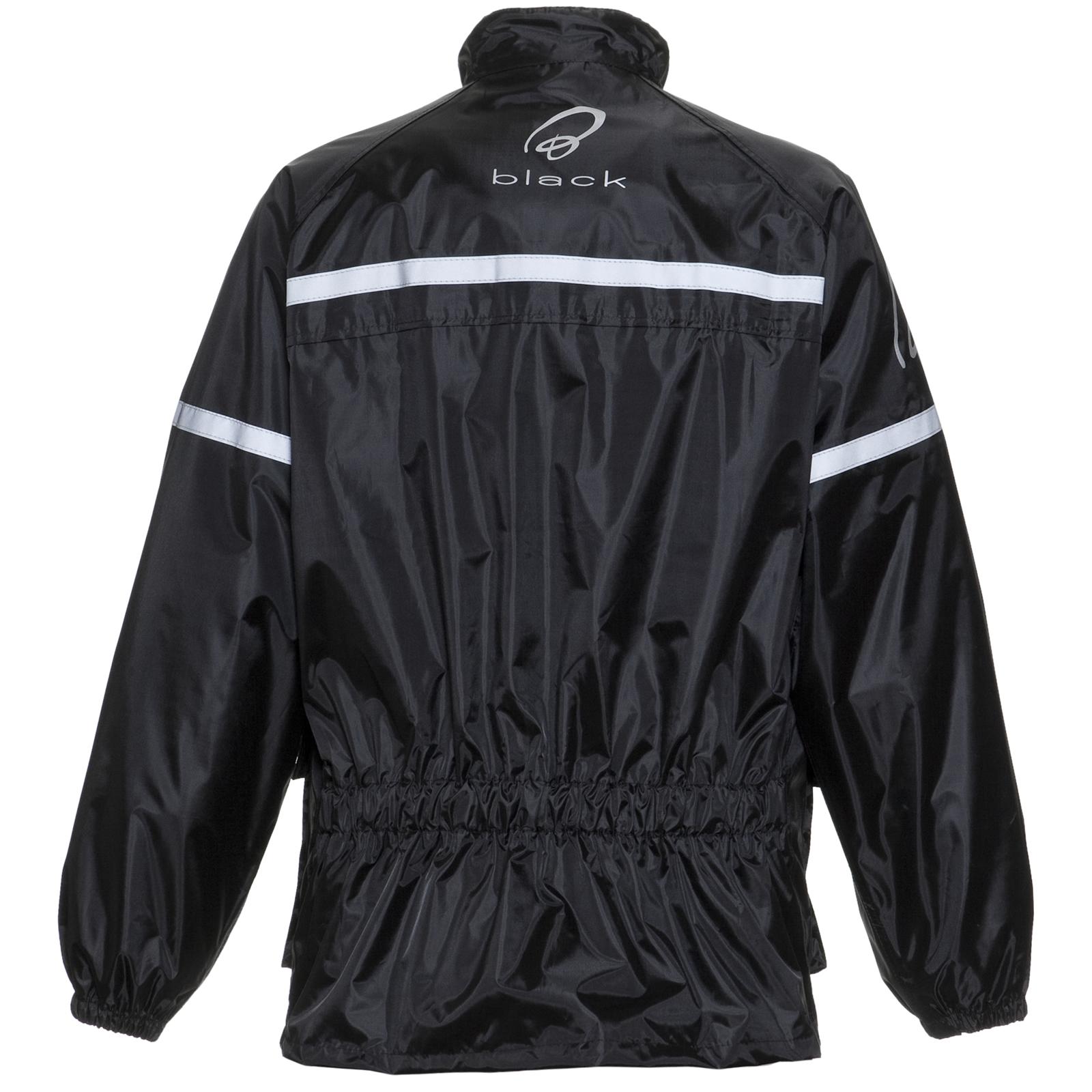 Black Spectre Waterproof Motorcycle Jacket S Black (A-050) image 2