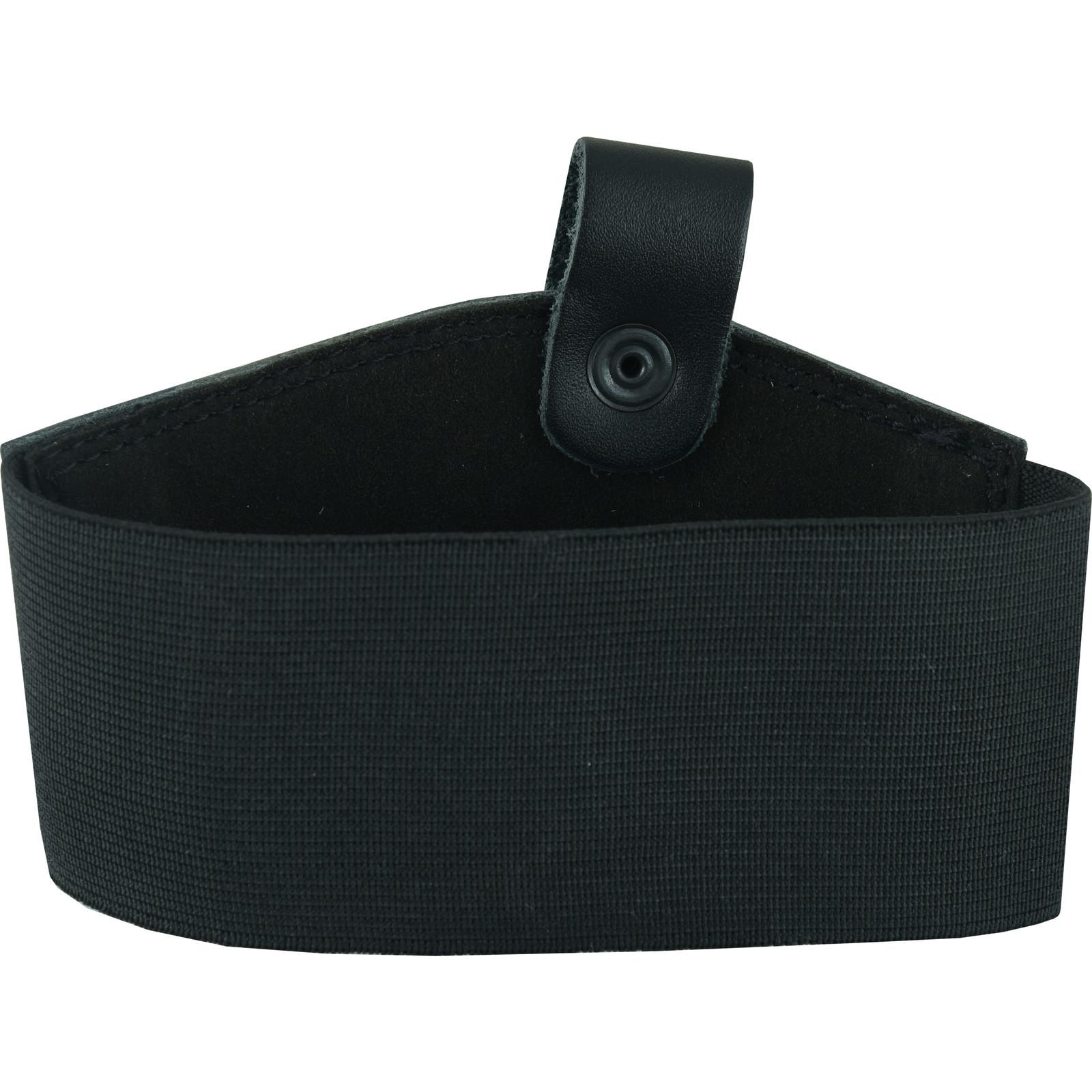 Black Leather Motorcycle Boot Gear Shifter Pad Black image 2