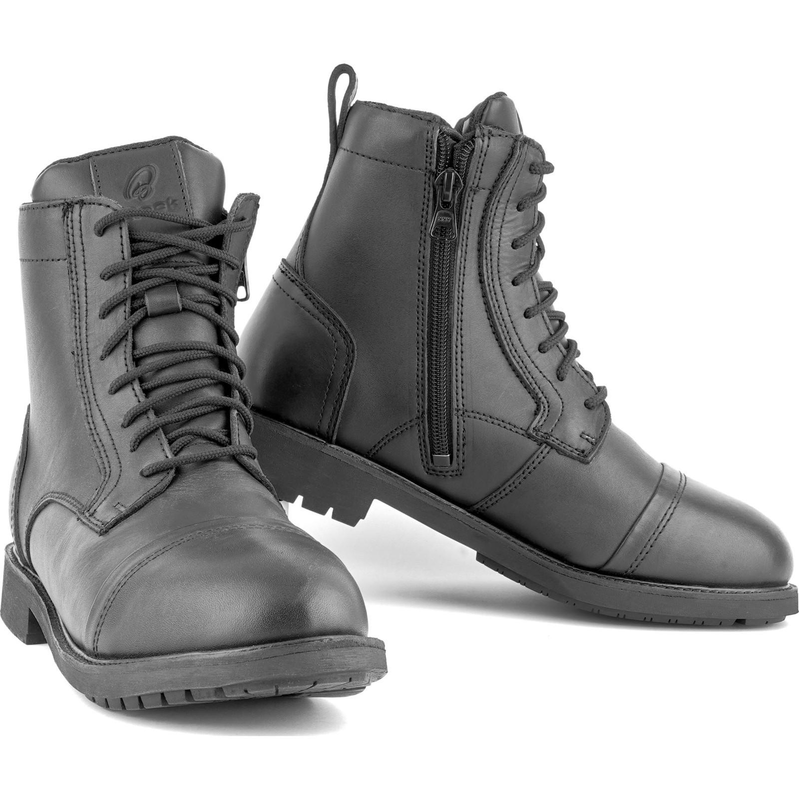 Black Guard Oxford Motorcycle Boots 47 Black (UK 13) image 2