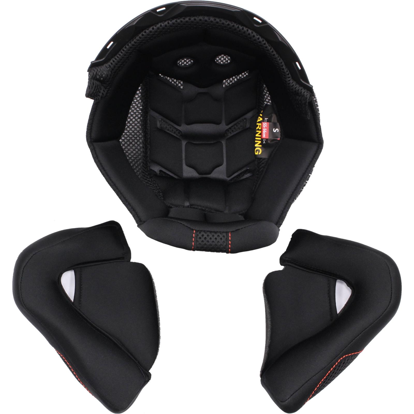 Black Street Fighter Replacement Helmet Liner M