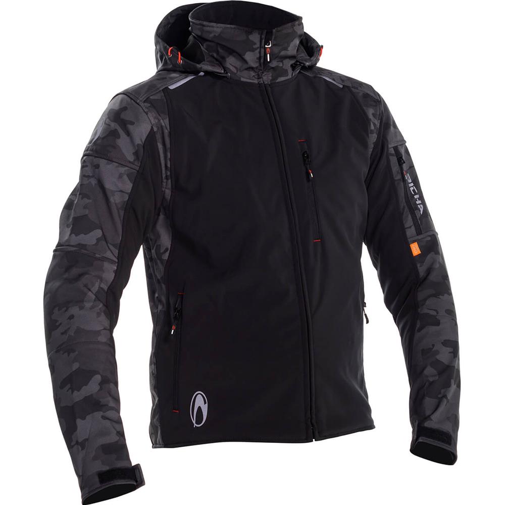 Richa Vanquish Motorcycle Jacket XL Black Camo