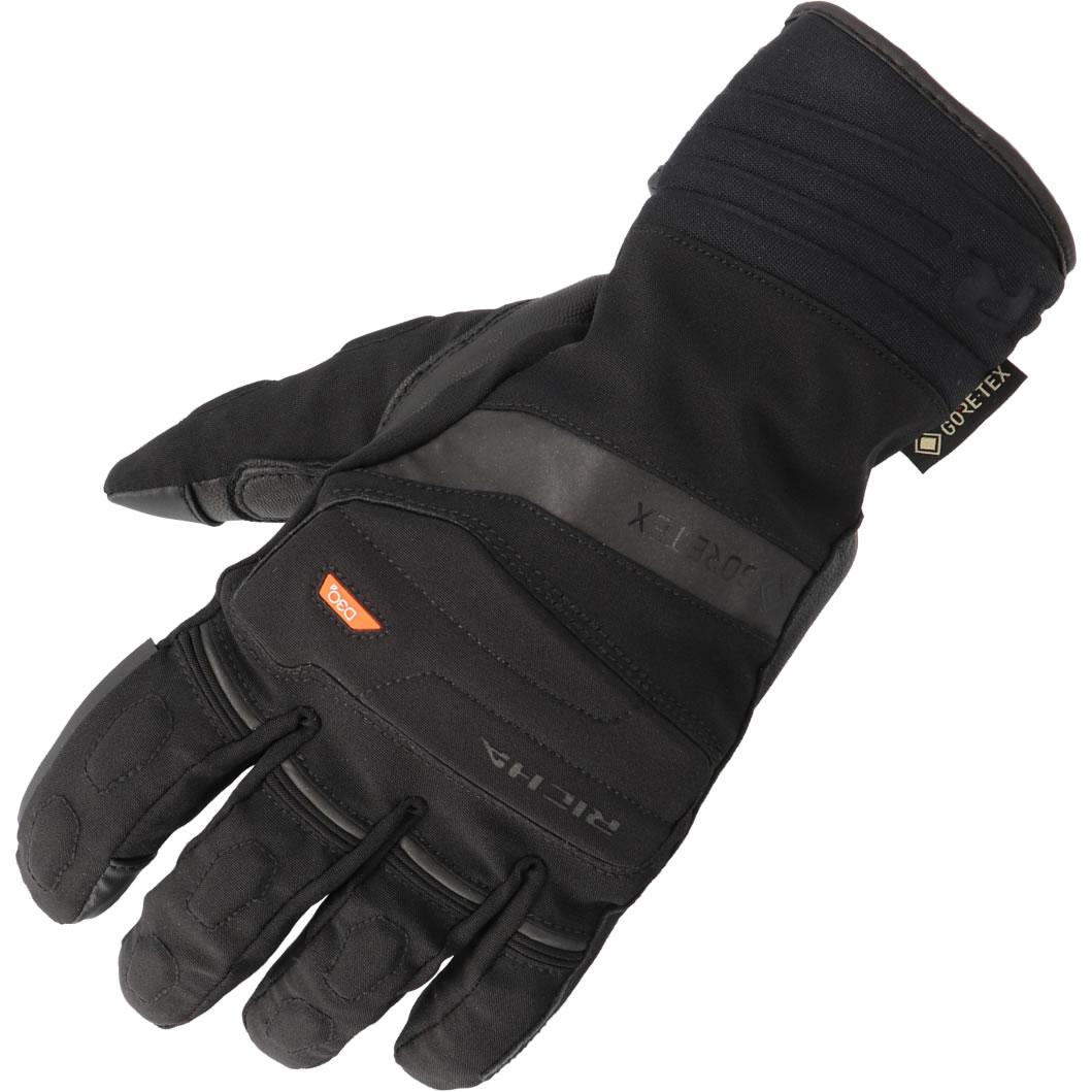Richa Black Flex 2 Gore-Tex Motorcycle Gloves M