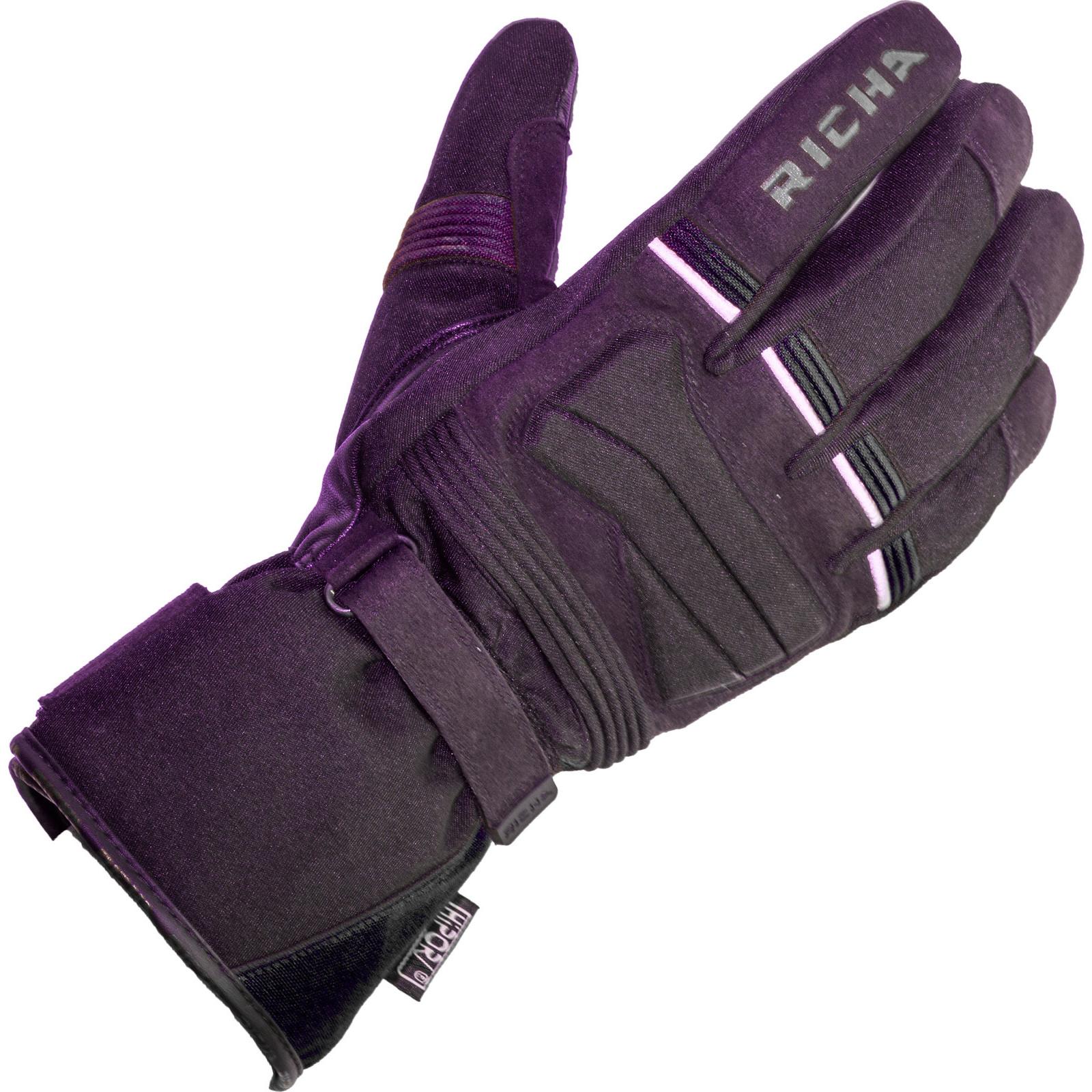 Richa Black Peak Motorcycle Gloves Xxl