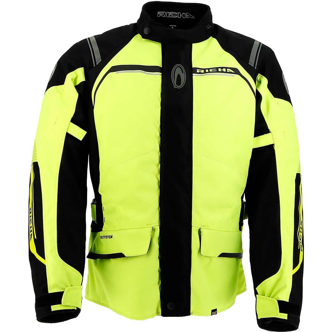 Richa Storm Motorcycle Jacket Fluo Yellow