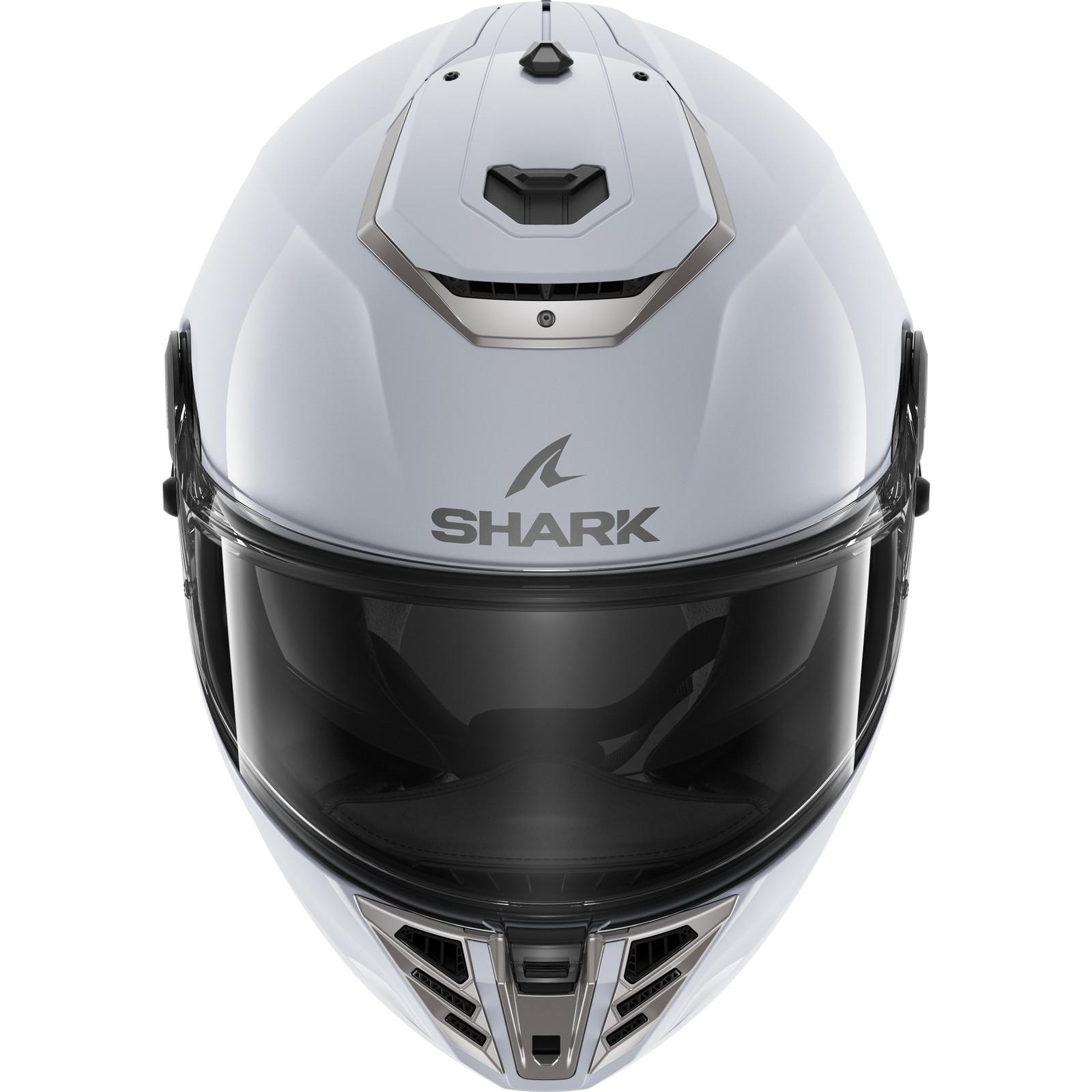 Shark Spartan RS Blank Motorcycle Helmet XL White (W01) image 2