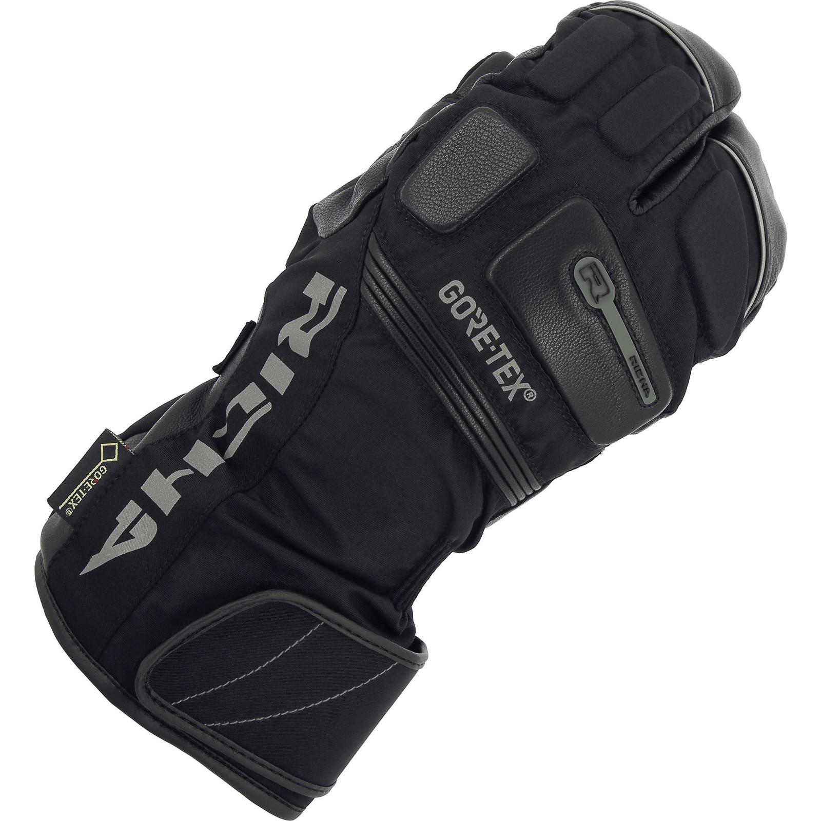 Richa Black Nordic 3-Finger Gore-Tex Motorcycle Gloves M