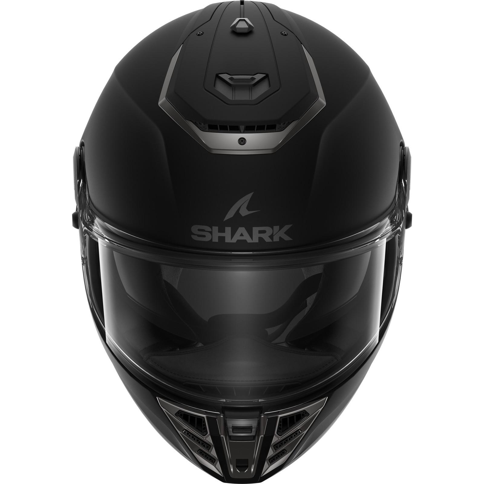 Shark Spartan RS Blank Mat Motorcycle Helmet L Matt Black (KMA) image 2