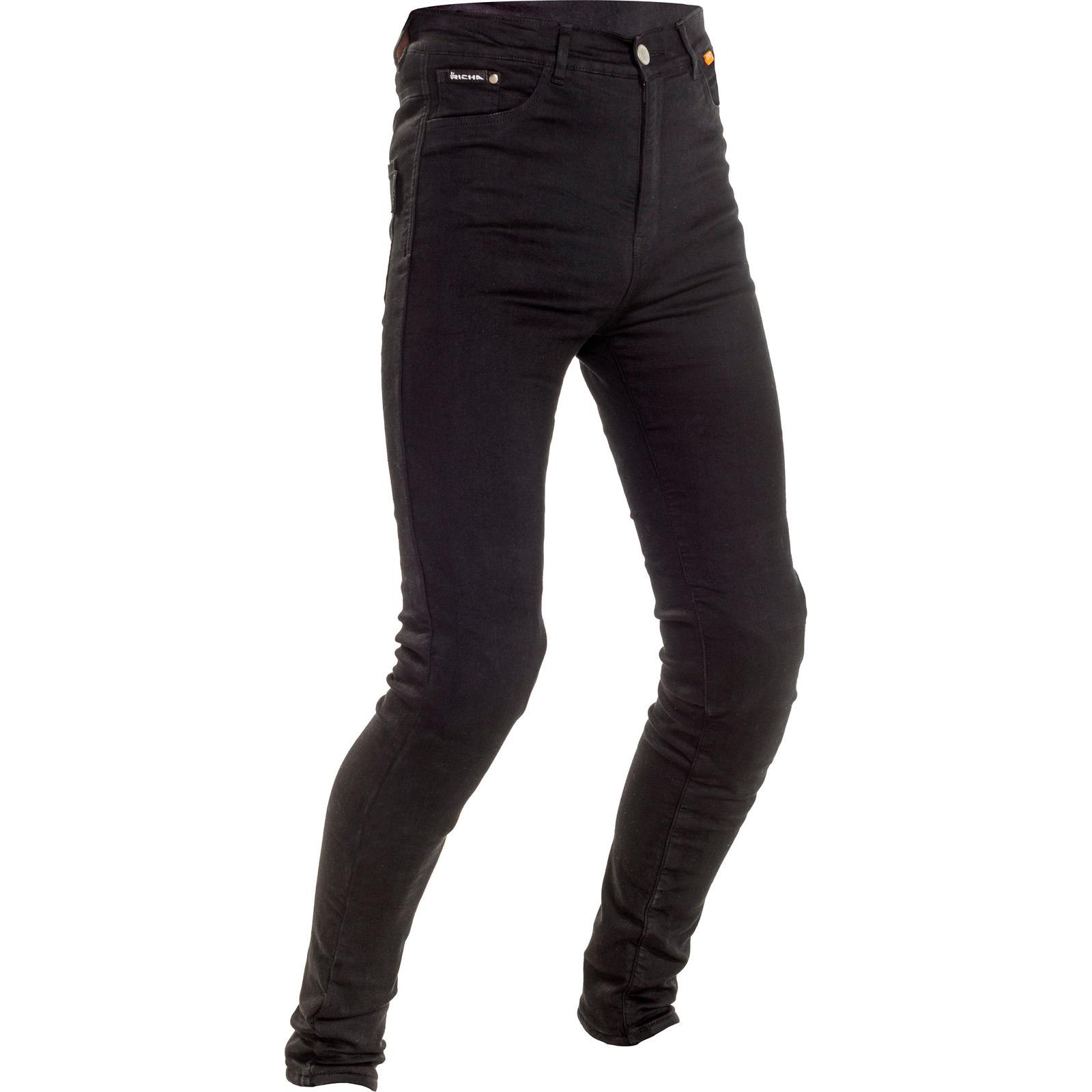 Richa Mens Motorcycle Jeggings 42 Black Standard