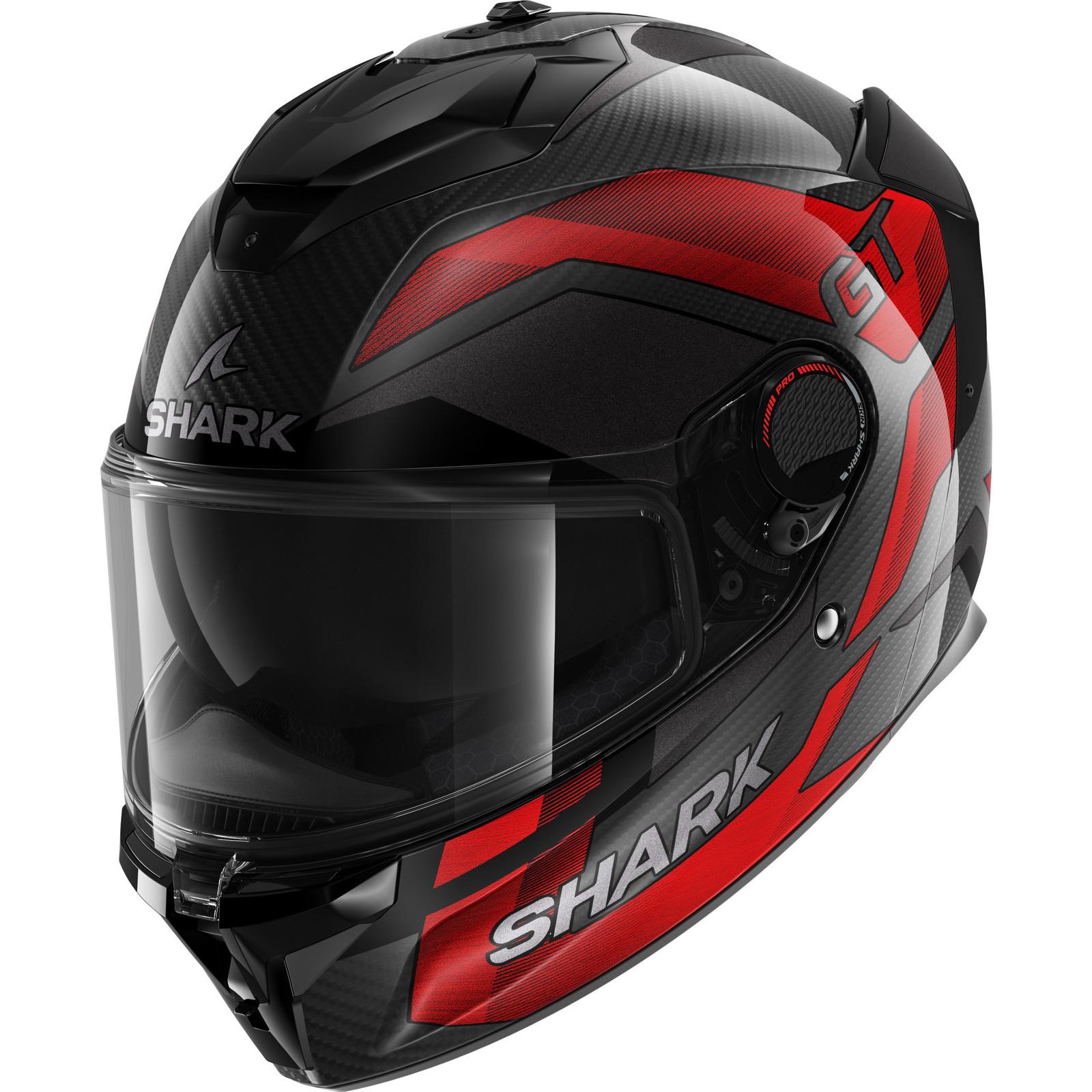 Shark Spartan GT Pro Carbon Ritmo Motorcycle Helmet XL Carbon Red (DRU)