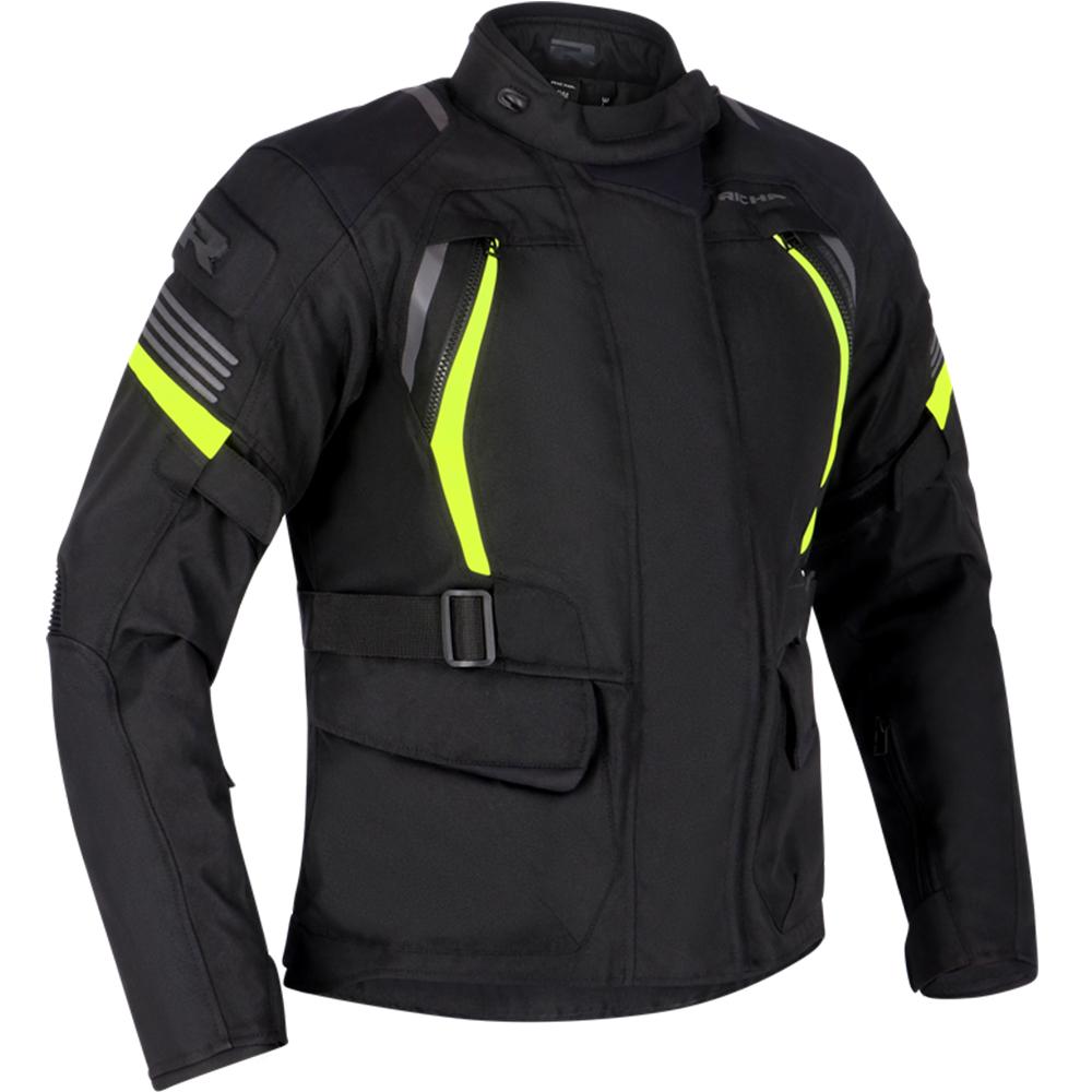 Richa Phantom 3 Ladies Motorcycle Jacket 3XL Black Yellow
