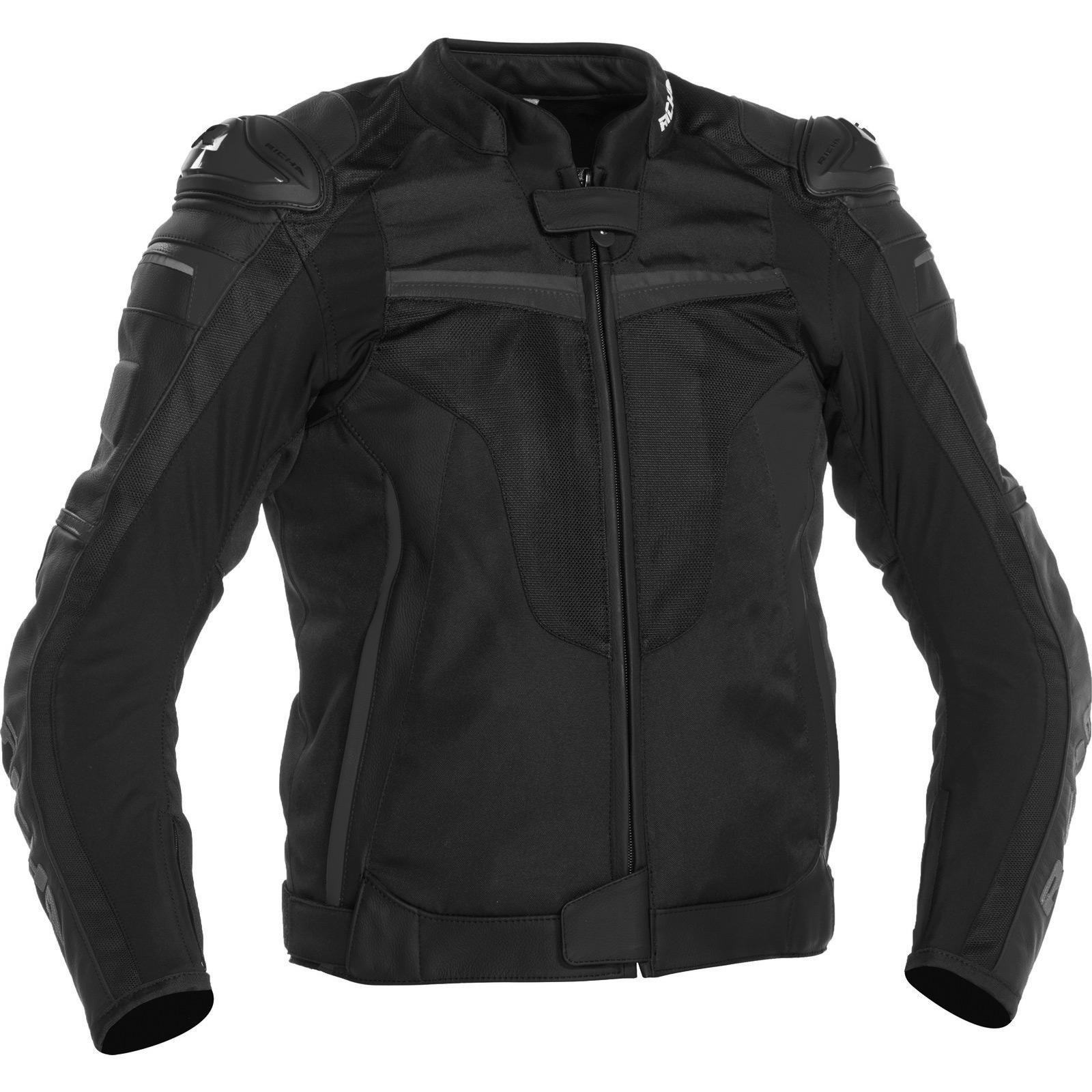 Richa Terminator Motorcycle Jacket L Black