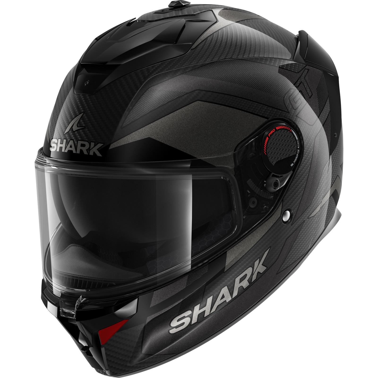 Shark Spartan GT Pro Carbon Ritmo Motorcycle Helmet XL Carbon Anthracite (DAU)