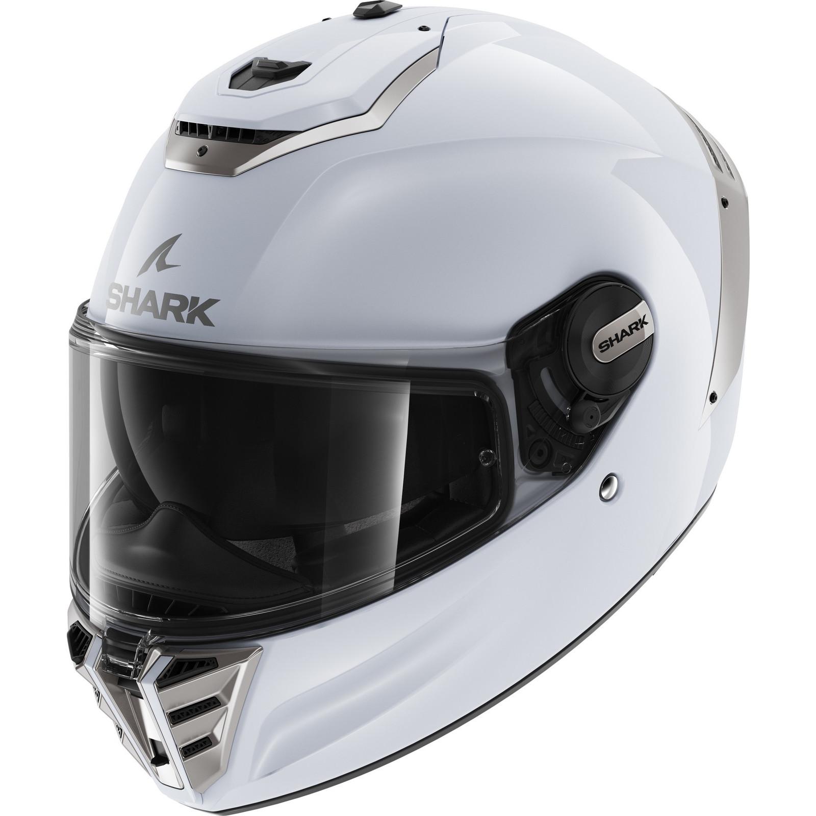 Shark Spartan RS Blank Motorcycle Helmet XS White (W01)
