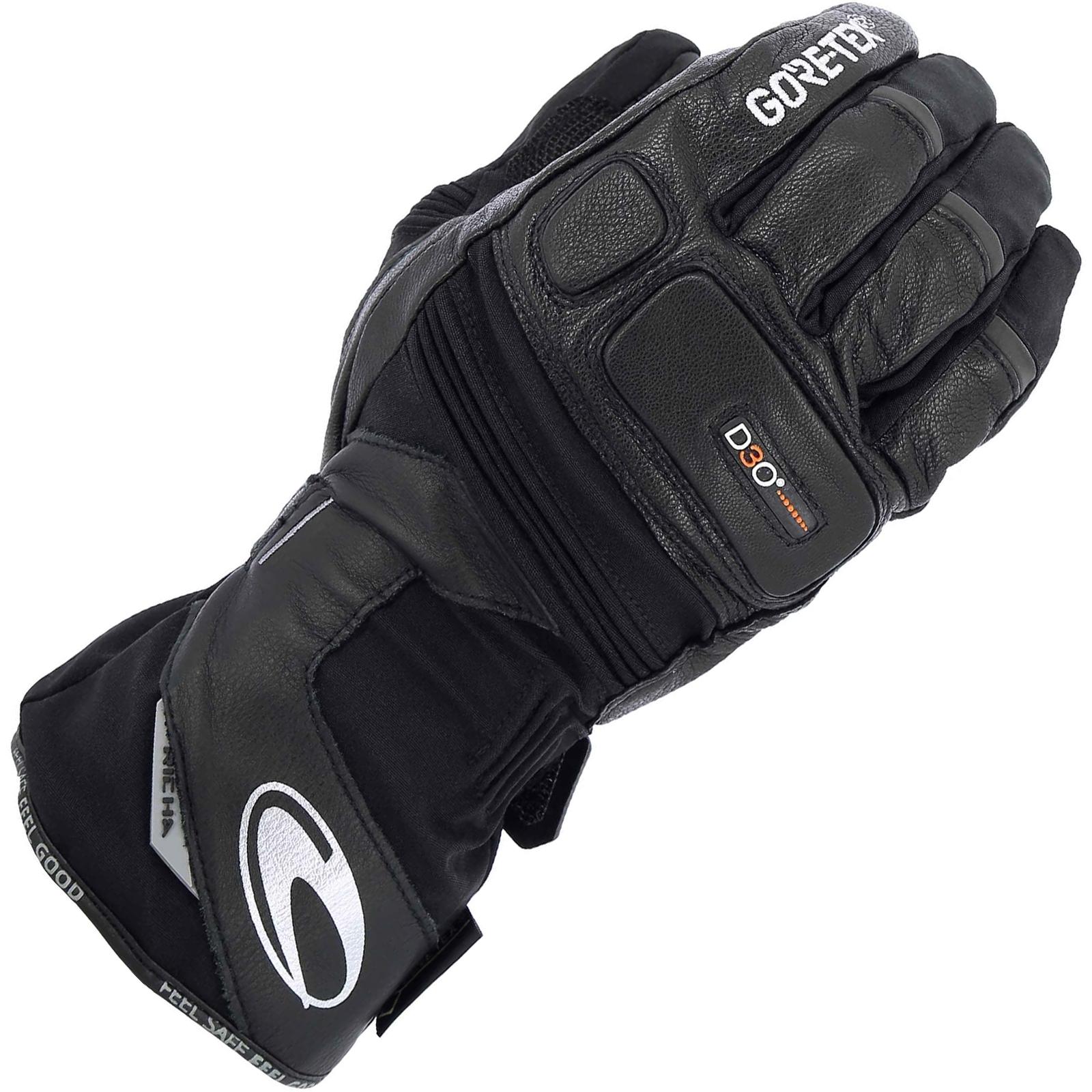 Richa Black Typhoon Gore-Tex Motorcycle Gloves 3XL