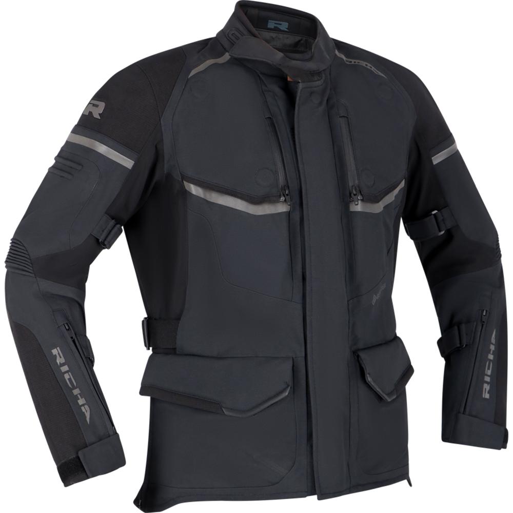 Richa Women's Black Atlantic 2 Gore-Tex Motorcycle Jacket Xxl