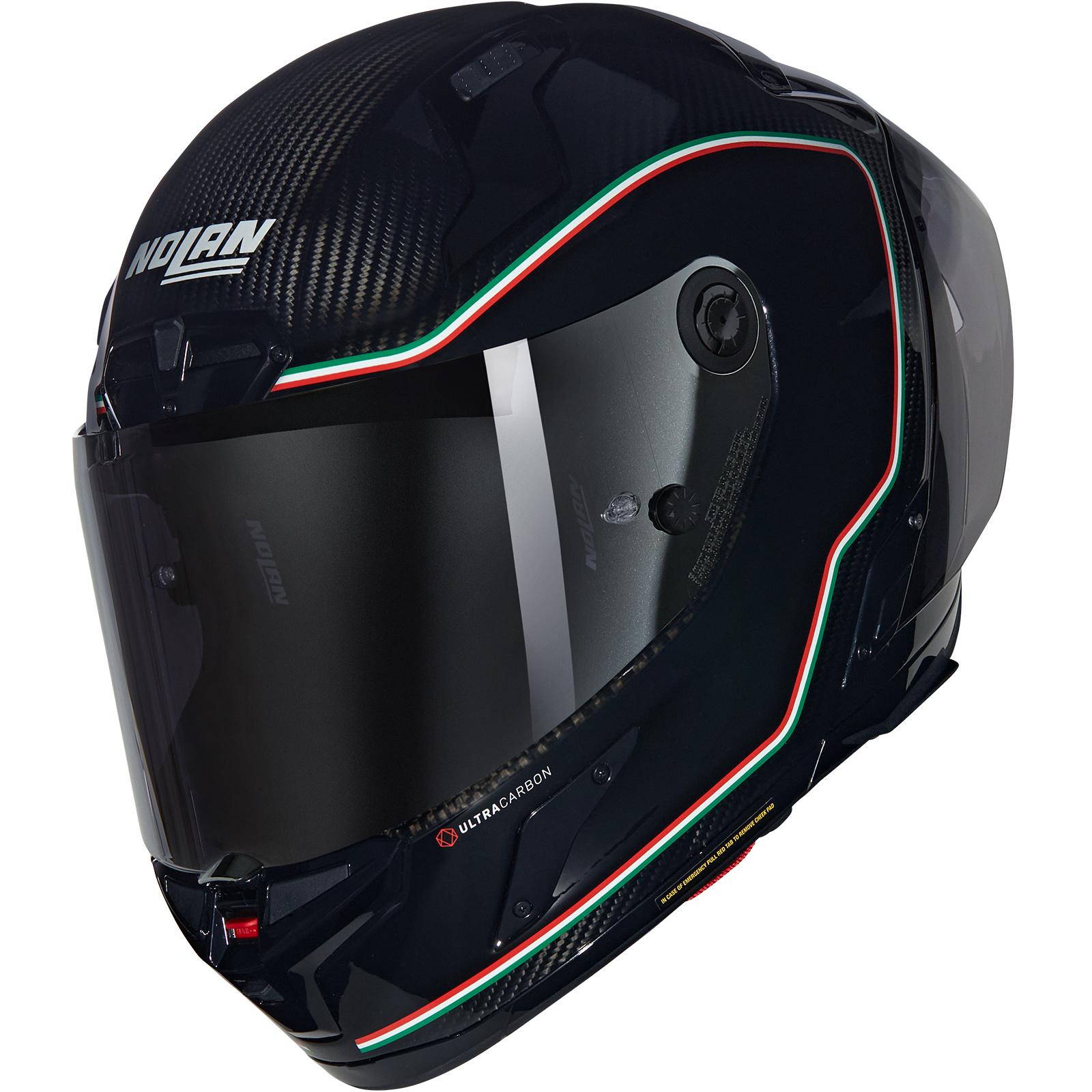 Nolan Light/Gold X-804 Rs Ultra Carbon Asso Di Picche Motorcycle Helmet L Carbon Italia (341)