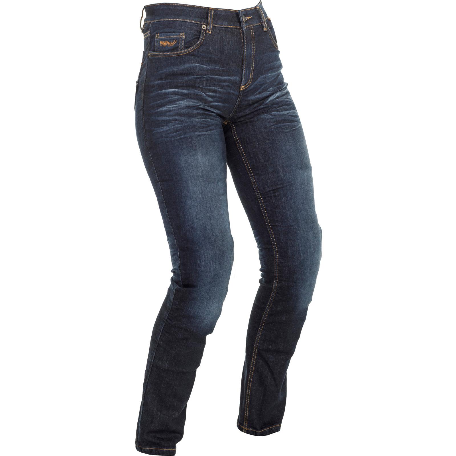 Richa Nora Slim Fit Navy Ladies Motorcycle Jeans 16