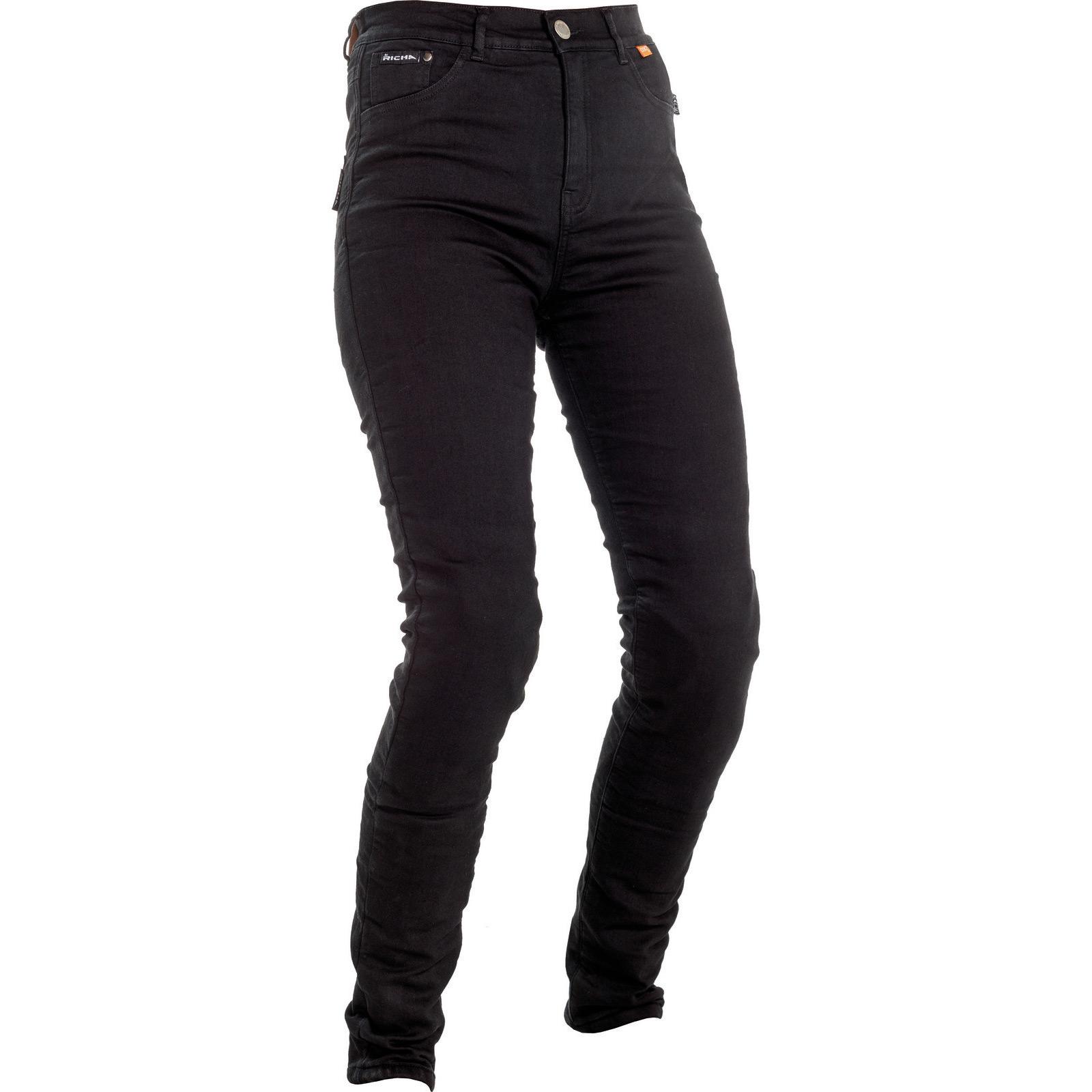 Richa Ladies Motorcycle Jeggings 38 Black Standard
