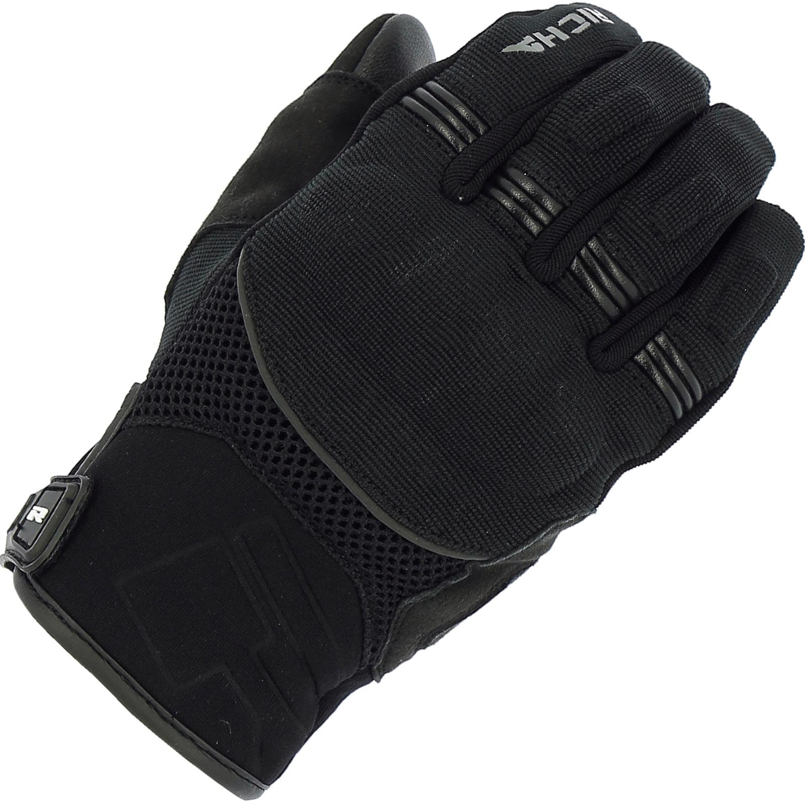 Richa Black Scope Motorcycle Gloves Xxl