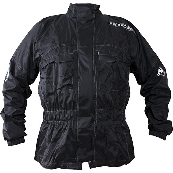 Richa Black Rain Warrior Textile Motorcycle Jacket M (40)