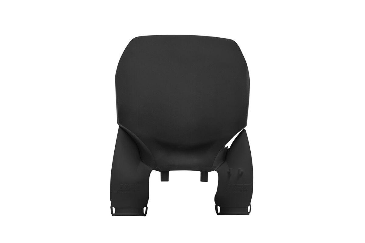 YA05804#001 - UFO Front Number Board With Extension For Yamaha YZF250 2024-2026 - Black