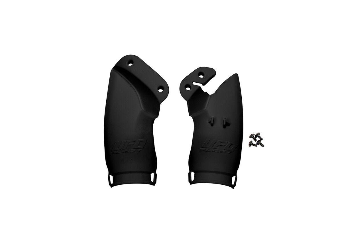 YA05803#001 - UFO Front Number Board Extenders For Yamaha YZF250 2024-2026 - Black