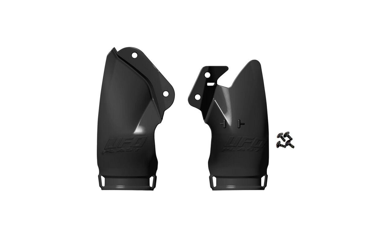 YA05808#001 - UFO Front Number Board Extenders For Yamaha YZF450 2026 - Black